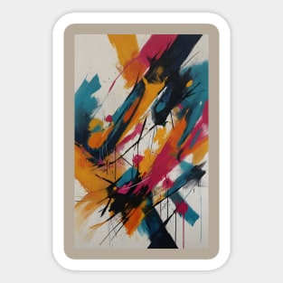 Premium Abstract Brush Design Phone skin for iPhone and Android Sticker